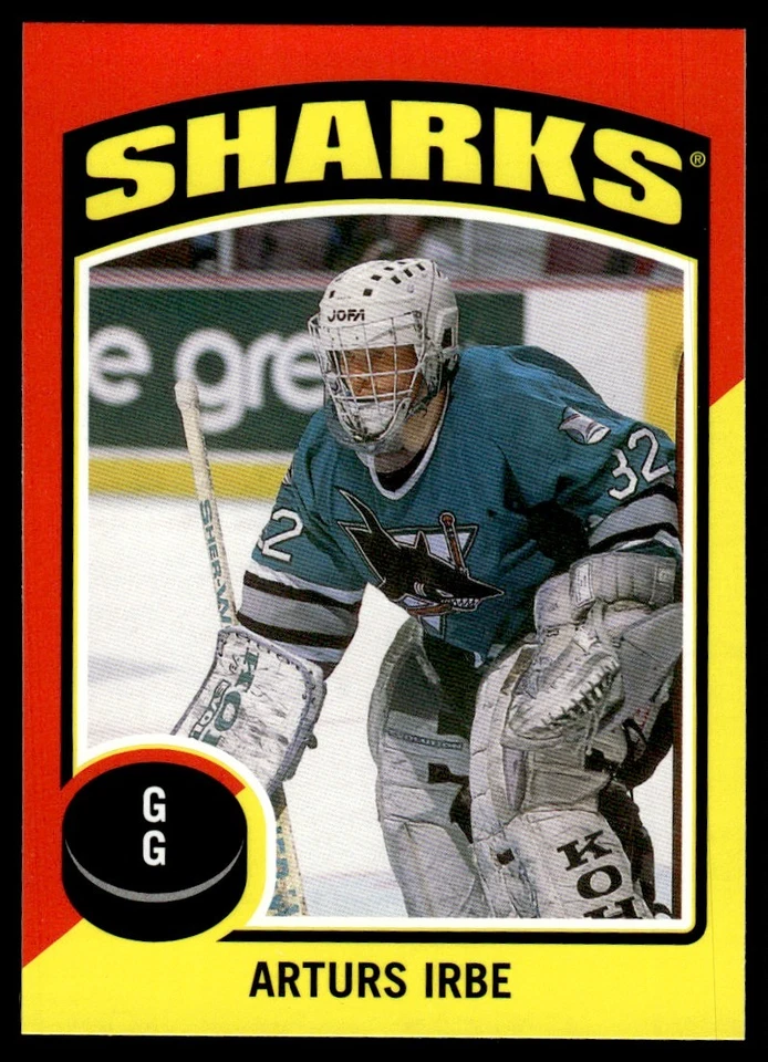 2014-15 O-Pee-Chee Stickers Arturs Irbe San Jose Sharks #ST-91 - Image 1 of 2