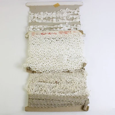 Lote de 4 piezas de encaje vintage para upcycling artesanal Foto 1 de 4