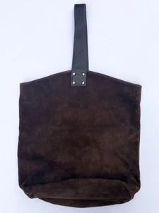 Toast vintage brown suede large hobo / shopper bag - - Picture 1 of 7