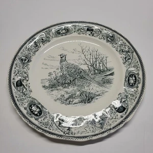 Vintage Masons Game Birds The Pheasant Ironstone Plate Made in England 10" Wide - Picture 1 of 5