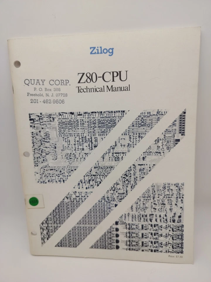 Vintage 1976 Zilog Z80-CPU Technical Manual Microprocessor Guide 1st Edition - Image 1 of 4