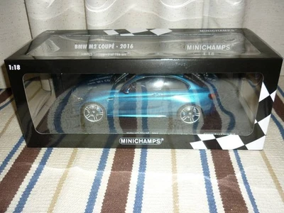 Minichamps 1/18 BMW M2 Coupe 2016 Blue Metallic Limited 1of786 New - Image 1 of 4