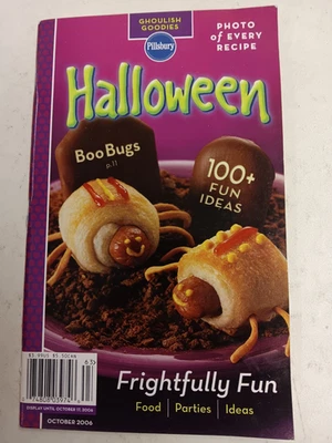 2006 Softcover Cookbook Recipe Book PILLSBURY HALLOWEEN Frightfully Fun Food - Image 1 of 2