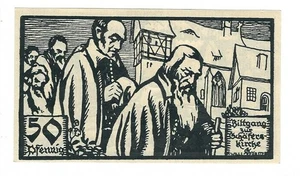 Notgeld Rothenburg o. T. - Fritz Merbach - Schafhof -50 Pfennig - 1921 - Bild 2 - Bild 1 von 2