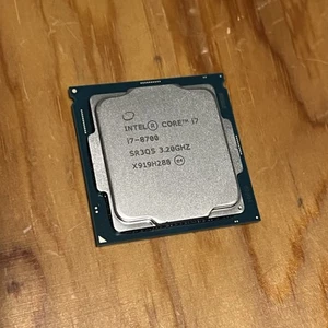 Intel Core i7 8700 3.20GHz 6-Core 12MB L3 Cache SR3QS CPU Processor LGA1151 Used - Photo 1/1