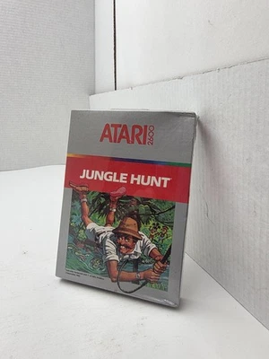 JUNGLE HUNT NEW FACTORY SEALED W/SMALL CREASES FOR ATARI 2600 USA NTSC #E11 - Image 1 of 4
