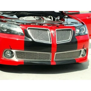 Fog Light Trim Plates 2p for 2008-2009 Pontiac G8 GT [Stainless Steel/Brushed] - Picture 1 of 6