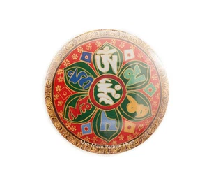 Magnet aimant tibetain bouddhiste om mani padme hum 59 mm 9328 - Picture 1 of 1