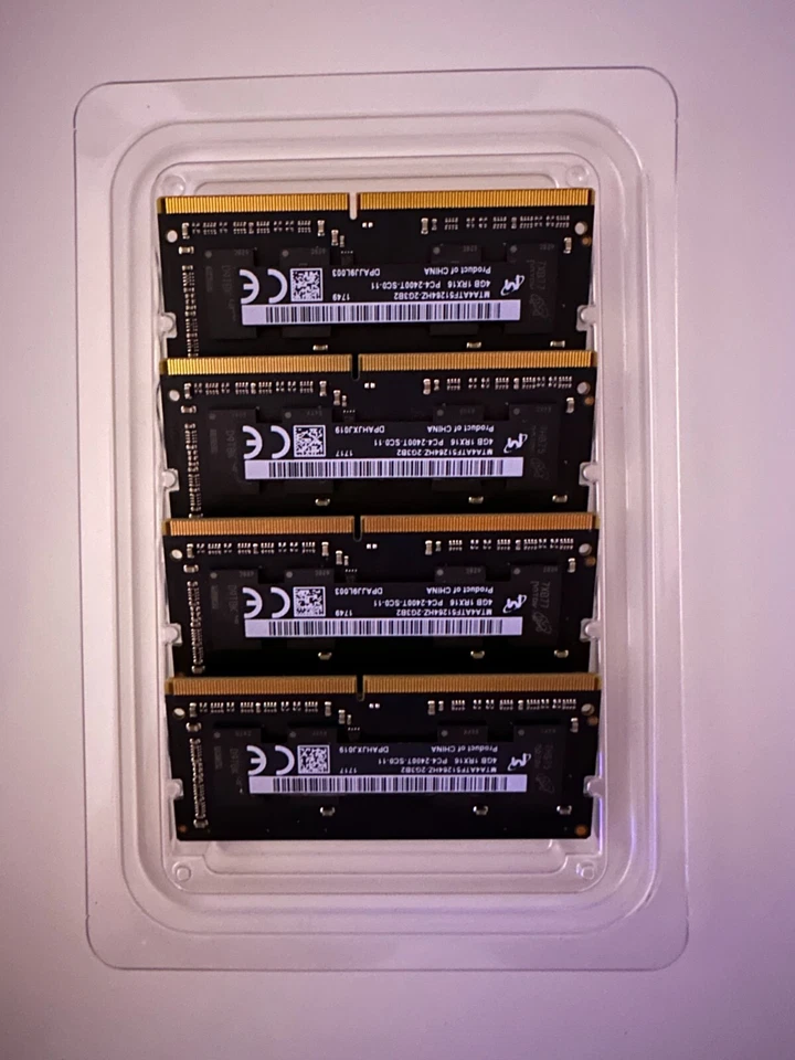 2 Original Apple RAM 4gb (Total of 8gb) for iMAC (Retina 5k, 27-inch, 2017) - Image 1 of 1