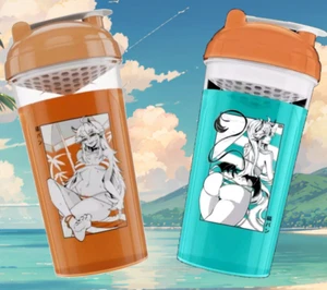 GamerSupps GG Waifu Creator Cup: Vei V2 LIMITED EDITION Double Sided Shaker - Picture 1 of 3