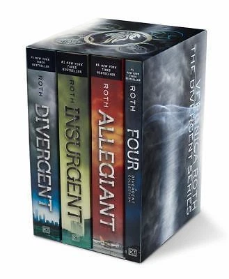 Divergent Series Four-Book Paperback Box Set : Divergent, Insurgent, Allegiant, Four by Veronica Roth (2016, Trade Paperback / Trade Paperback)
