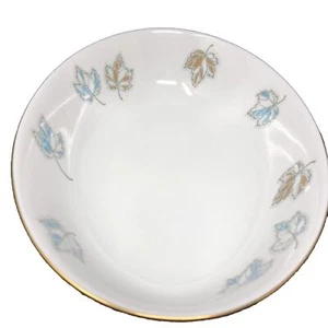 Loza franciscana vintage, cuenco ovalado de 9", hojas Gladding McBean y CO MCM - Imagen 1 de 12