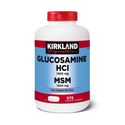 Kirkland Signature Glucosamina Vitaminas HCI y MSM | Suplementos 375 Cápsulas Foto 1 de 4