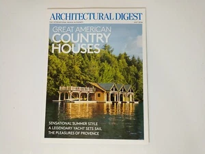 Architectural Digest Magazin Rückseite Ausgabe Juli 2014 großartige amerikanische Landhäuser - Bild 1 von 4