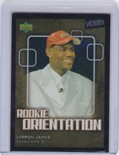 2003-04 Uper Deck Victory Rookie Orientation LeBron James RC Card # 101