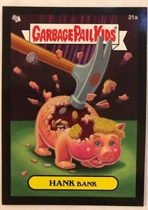 Garbage Pail Kids 2013 Minis #21a Hank Bank NEGRO como nuevo - Imagen 1 de 1