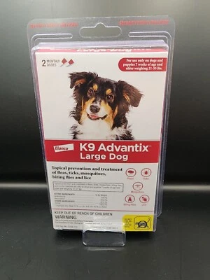 K9 Advantix Flea & Tick Large Dog, 21-55 lbs, 2 Monthly Doses - Image 1 of 2