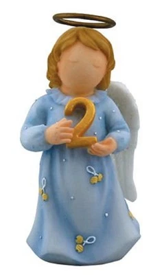 Vestido azul Terraflo para crecer 2 años ángel de la guarda, 2,5 pulgadas Foto 1 de 2