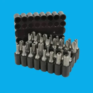 Mercury 33pc Magnetic Screwdriver Bit Set Including 1 Socket, 25mm Security Bits - Picture 1 of 1