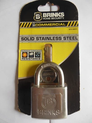 BRINKS * Commercial Grade *Solid Stainless Steel* Free  Shipping - Image 1 of 4