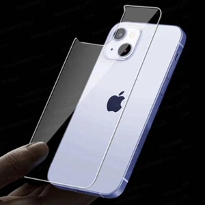 Vitre Verre Trempé Protection ARRIÈRE iPhone 16 15 14 13 12 SE 11 X Pro Max 8 7 - Zdjęcie 1 z 15