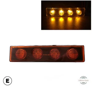 4X Para Scania Serie 4 Cabina P & R (1995-2004) Visera Lámpara LED Naranja Ámbar Marca E - Imagen 1 de 6