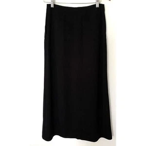 Vintage New York and Co Womens Black Corporate Goth Witchy Maxi Skirt Sz 4 - Picture 1 of 8
