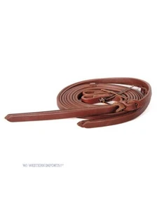 Riendas Professional's Choice con popper, riendas occidentales cuero Latigo 2,60 m de largo - Imagen 1 de 2