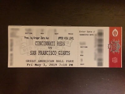 2019 Cincinnati Reds Top Moments at Great American Ballpark - Individual Tickets - Image 1 of 4
