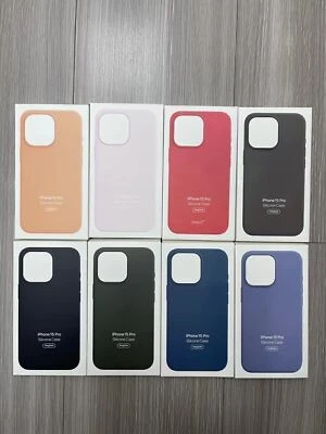 NEU für For iPhone15 Pro 15Plus 15 Pro Max Original Silikonhülle mit MagSafe DE - Bild 1 von 3