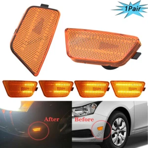 Luz de señalización lateral dinámica LED amarilla para Chevrolet Chevy Cruze 2011-2016 Limited - Imagen 1 de 11