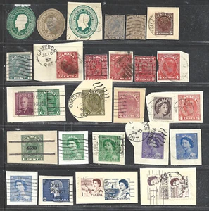 OLD CANADA STAMPS LOT OF 29 (USED) FROM 1911-72 - Picture 1 of 2