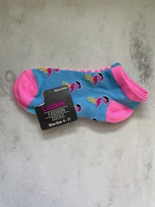 Flamingo Socks Funny Socks For Girls Kids Novelty Gift Socks 2 Pairs - Picture 1 of 3