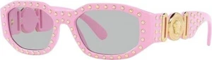 New Versace Sunglasses Pink Frame, Light Grey Lenses, 53MM - Picture 1 of 5
