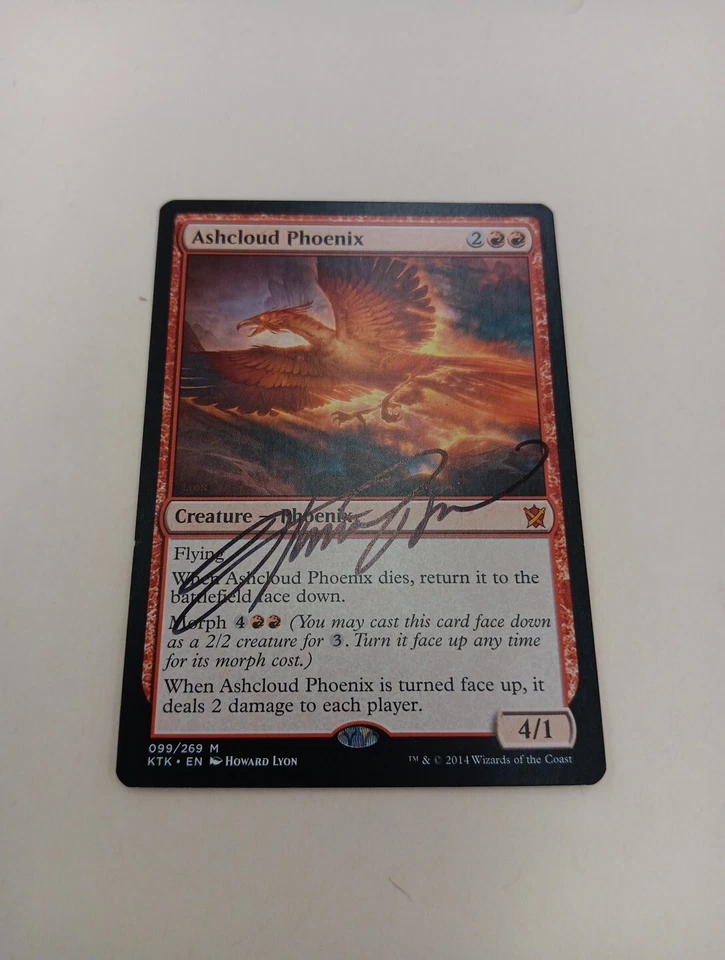 Ashcloud Phoenix  Signed by Howard Lyon  Magic the Gathering - Image 1 of 1