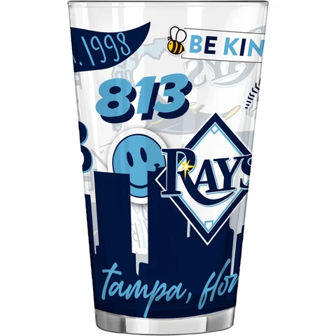 Tampa Bay Rays 16oz. Native Pint Glass Cover