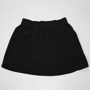 Slazenger Girl's Core Woven Golf Skirt Skort in Black Color and size Small 7-8 - Picture 1 of 2