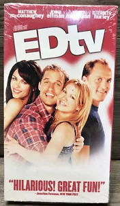 NEW! EDtv (VHS, 1999) Matthew McConaughey, Jenna Elfman, Woody Harrelson SEALED - Picture 1 of 3