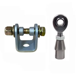 3/4 Hole Clevis Mount Hardware 1/2 Male RH Chromoly Rod End .065 Bung & Jam Nut - Imagen 1 de 4