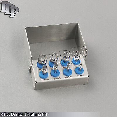 Dental Terphine Drill Tissue Punch Kit Dentist Implant Examination Lab Tools • 33.72$