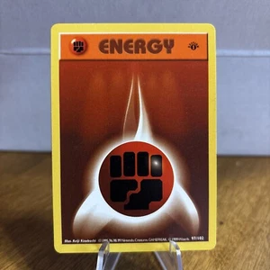 Fighting Energy 097/102 Base Set 1st Edition - Picture 1 of 13