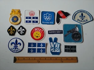 27 RARE JOKE POLICE OLYMPIC OLYMPIQUE FRENCH FRANCAIS QUEBEC PATCH CREST ECUSSON - Picture 1 of 2