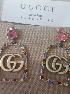 Gucci  Earrings charms   metal  Logo GG - Image 1 of 4