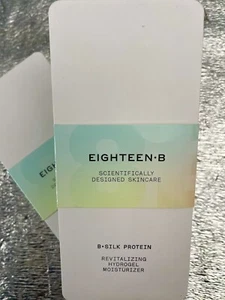 Eighteen-B Silk Protein Revitalizing Hydrogel Moisturizer 50ml Skincare/SET OF 2 - Picture 1 of 4