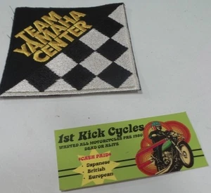 NOS VINTAGE 1970S TEAM YAMAHA CYCLE CENTER ORIGINAL OEM - Picture 1 of 2