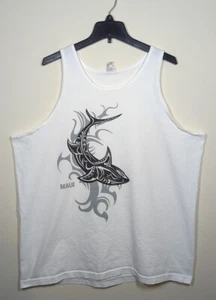 Alstyle Maui Tribal Shark Print Tank Top Men's Size 2XL  - Picture 1 of 5