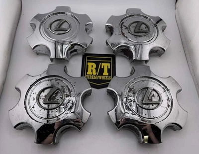 Lexus Wheel Center Cap,  Chrome  (Set of 4) Used 5.5" P# 1834147-9SF / WCA-189 - Image 1 of 4