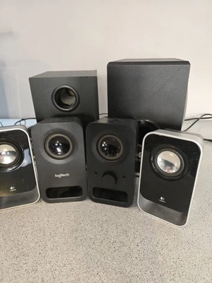 Logitech PC Lautsprecher & Subwoofer Konvolut - Subs defekt, Lautsprecher funktionieren - Bild 1 von 4