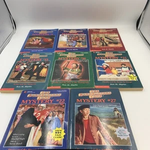 Vintage The Babysitters Club Books Mix Lot of 8 by Ann M. Martin Mystery Series - Picture 1 of 6