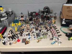 Huge Lot Of Star Wars Playskool Galactic Heroes Ships & Figures - Picture 1 of 17